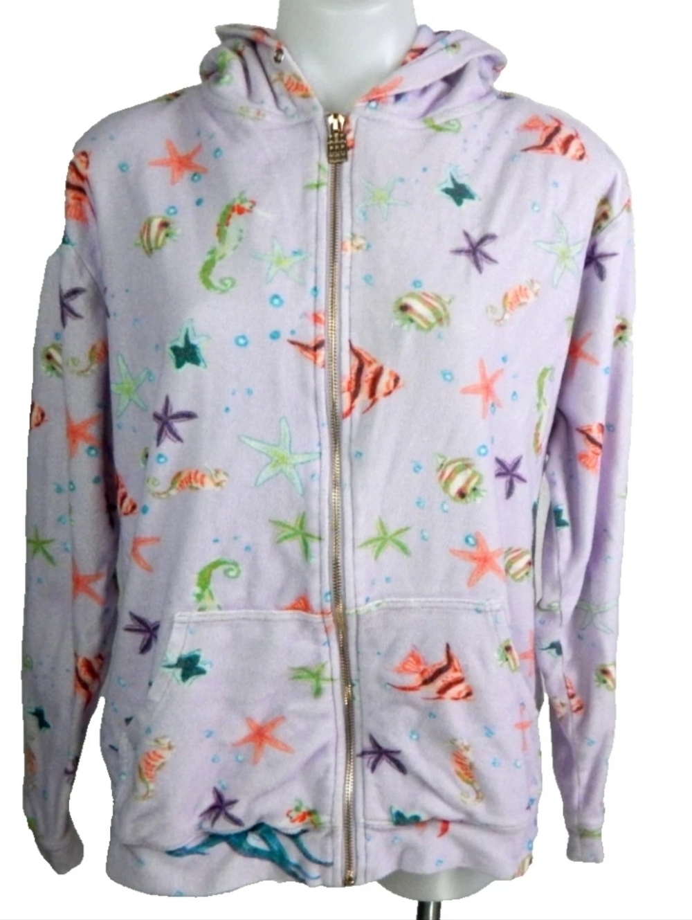 Hill House Allie Sea Creature Zip Up Hoodie